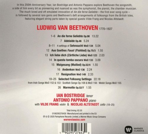 Ian Bostridge, Antonio Pappano, Vilde Frang, Nicolas Altstaedt - Beethoven: Songs & Folksongs (2020) CD-Rip