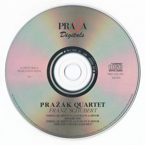 Prazák Quartet - Schubert: Rosamunde, Der Tod Und Das Mädchen String Quartets (1997)
