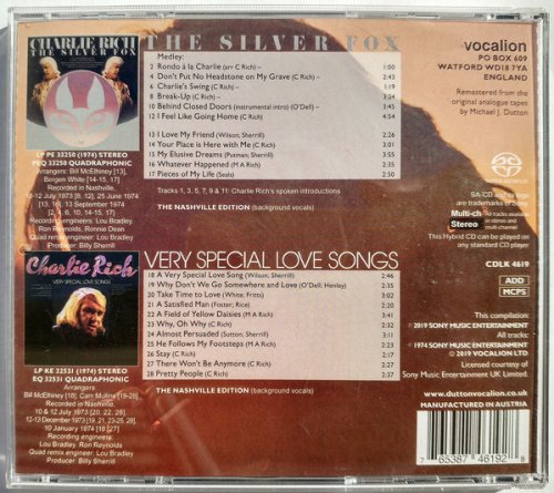 Charlie Rich - Silver Fox & Very Special Love Song (1974) [2019 SACD]