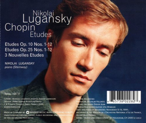 Nikolai Lugansky - Chopin: Etudes Op. 10 Nos. 1-12; Etudes Op. 25 Nos. 1-12; 3 Nouvelles Etudes (2000)