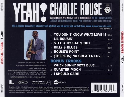 Charlie Rouse - Yeah ! (1961) CD Rip