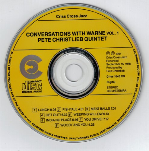Pete Christlieb Quartet - Conversations With Warne Vol. 1 (1988/2009) FLAC