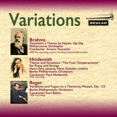 VA - Variations by Brahms, Hindemith and Reger (2020)