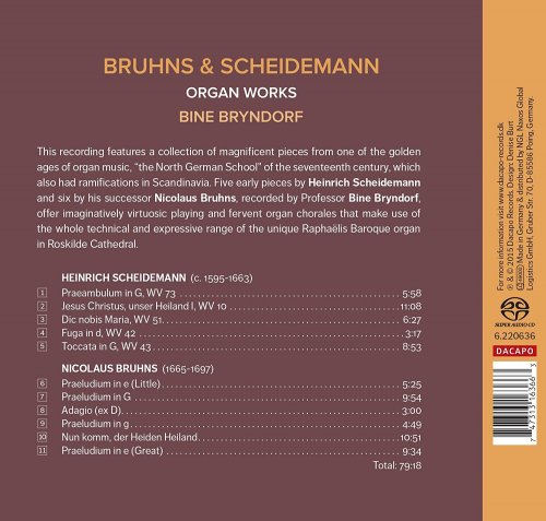 Bine Katrine Bryndorf - Bruhns & Scheidemann: Organ Works (2016) [Hi-Res]