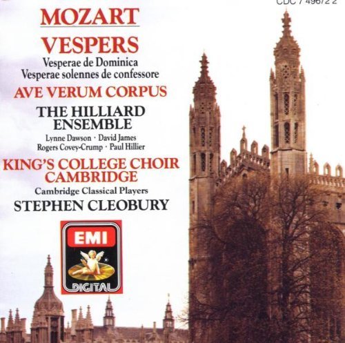 Choir of King's College, Cambridge & Hilliard Ensemble, Stephen Cleobury - Mozart: Vespers K321 & K339 / Ave Verum Corpus (1989)