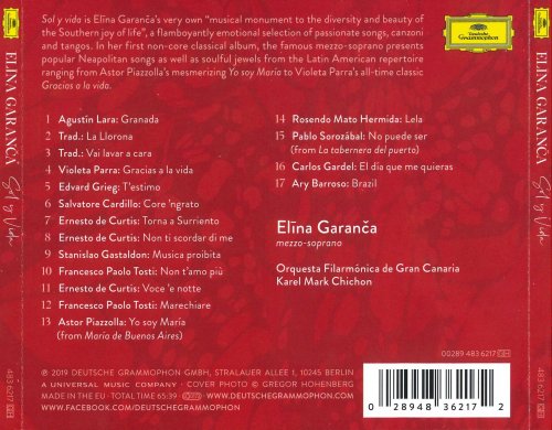 Elīna Garanča, Orquesta Filarmónica De Gran Canaria, Karel Mark Chichon - Sol y Vida (2019) [CD-Rip]