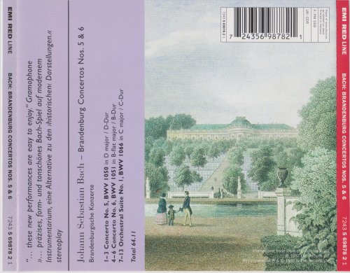 Academy Of St. Martin, Marriner - Bach: Brandenburg Concertos Nos. 5&6 / Orchestral Suite No. 1 (1997)