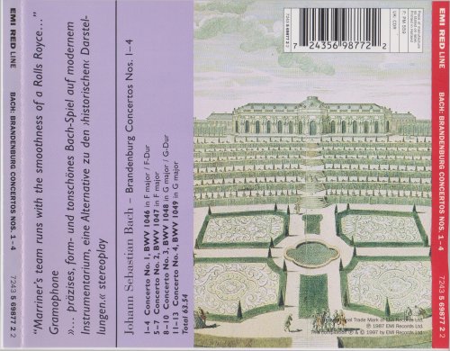 Academy Of St. Martin, Marriner - J. S. Bach: Brandenburg Concertos Nos. 1-4 (1997)