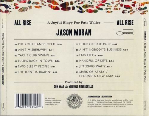 Jason Moran - All Rise: A Joyful Elegy For Fats Waller (2014) CD Rip