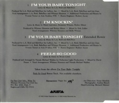 Whitney Houston - I'm Your Baby Tonight (CD-Maxi) (1990)