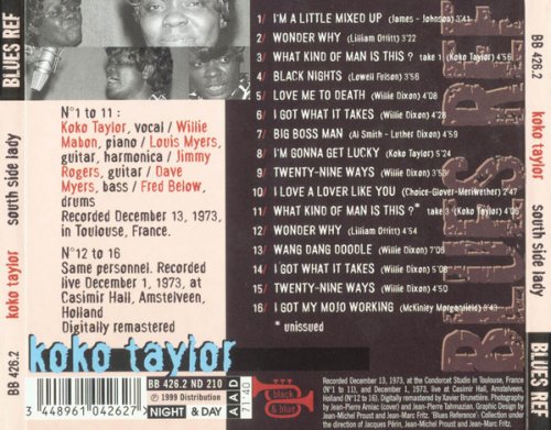 Koko Taylor - South Side Lady (Reissue, Remastered) (1973/1999)