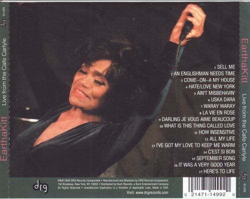 Eartha Kitt - Live From The Cafe Carlyle (2006) FLAC