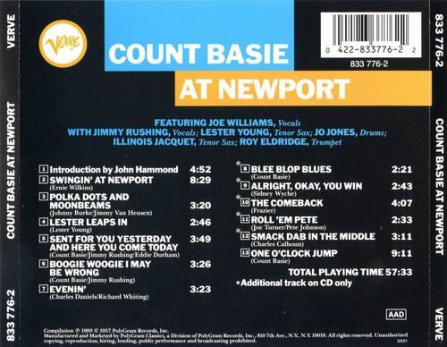 Count Basie & His Orchestra - Count Basie At Newport (1957)