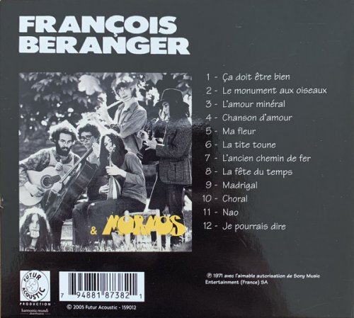 François Béranger & Mormos ‎– "Ça Doit Être Bien..." (Reissue) (1971/2005)