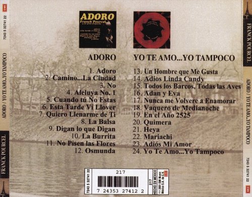 Franck Pourcel - Adoro & Yo Te Amo...Yo Tampoco (2001) CD-Rip