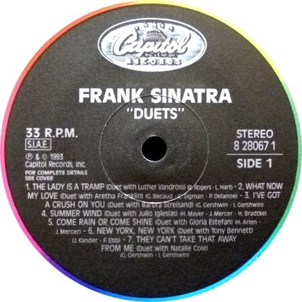 Frank Sinatra - Duets (1993) LP