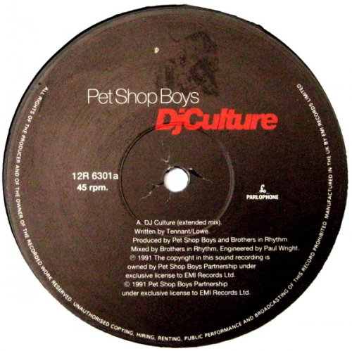 Pet Shop Boys - DJ Culture (Vinyl, 12") (1991)