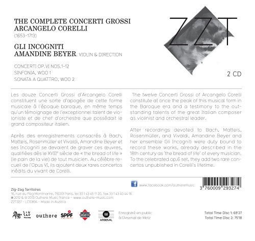 Amandine Beyer, Gli Incogniti - Arcangelo Corelli: The Complete Concerti Grossi (2013) [Hi-Res]