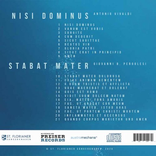 Alois Mühlbacher - Nisi Dominus & Stabat Mater (2020)