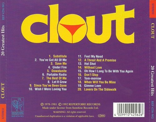 Clout - 20 Greatest Hits (1992)