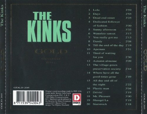 The Kinks - Gold - Greatest Hits (1993)