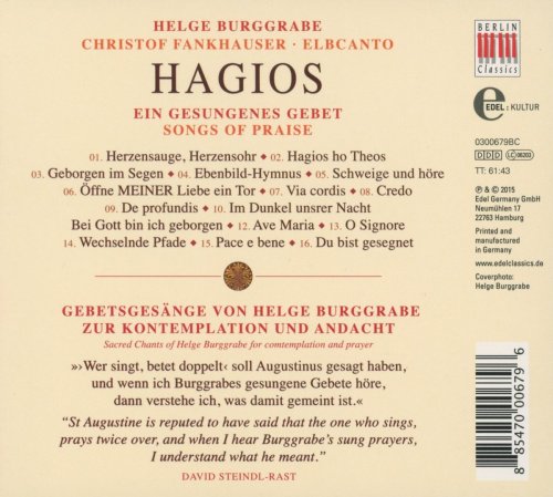 Christof Fankhauser, Helge Burggrabe, Elbcanto - Hagios (Songs of Praise) (2015) [Hi-Res]