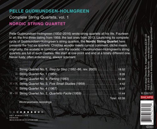 Nordic String Quartet - Gudmundsen-Holmgreen: Complete String Quartets, Vol. 1 (2019) [CD-Rip]