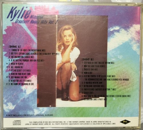 Kylie Minogue - Greatest Remix Hits vol. 1 [2CD] (1993) CD-Rip