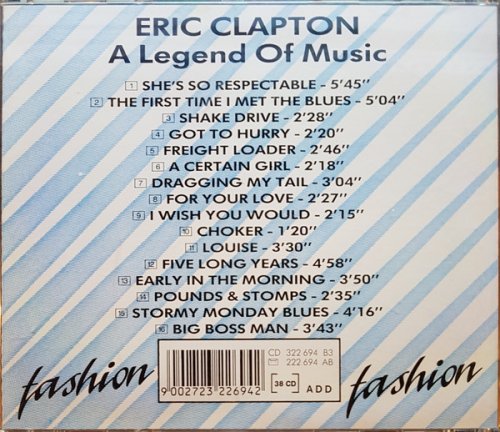 Eric Clapton - A Legend of Music (1994)