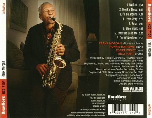 Frank Morgan - Reflections (2005) CD Rip