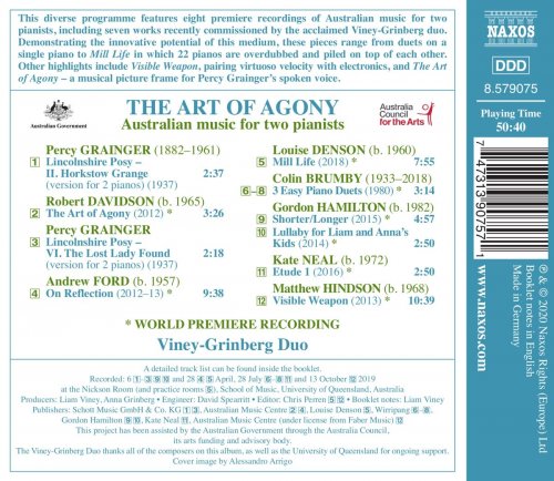 Viney-Grinberg Duo - The Art of Agony (2020) [Hi-Res]