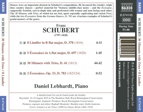 Daniel Lebhardt - Schubert: 30 Minuets (2020) [Hi-Res]