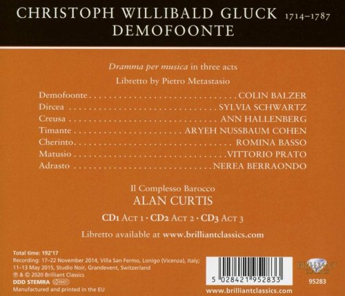 Alan Curtis & Il Complesso Barocca - Brilliant Opera Collection: Gluck Demofoonte (2020)