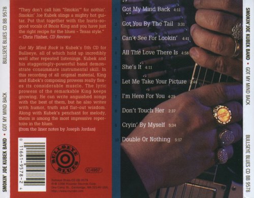 Smokin' Joe Kubek - Got My Mind Back (1996)