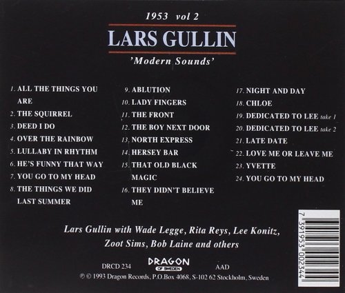 Lars Gullin - 1953, Vol.2- Modern Sounds (1993)
