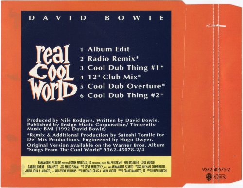 David Bowie - Real Cool World [CDS] (1992)