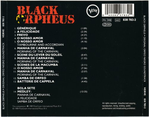 Antonio Carlos Jobim & Luiz Bonfa - Black Orpheus (1959) [1989]