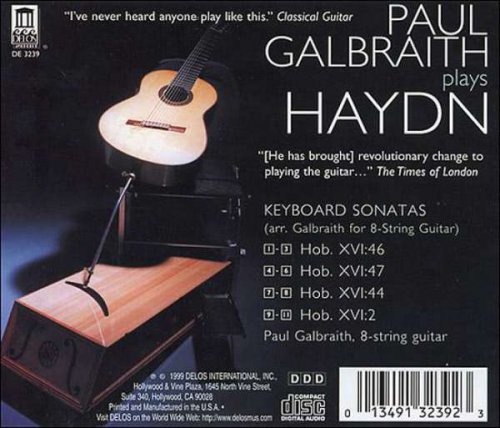 Paul Galbraith - Haydn, J.: Keyboard Sonatas Nos. 11, 31, 32 And 57 (Arr. For Guitar) (Galbraith) (1999)