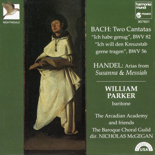 William Parker, Nicholas McGegan - J.S.Bach: Two Cantatas; Handel: Arias from Susanna & Messiah (1992)