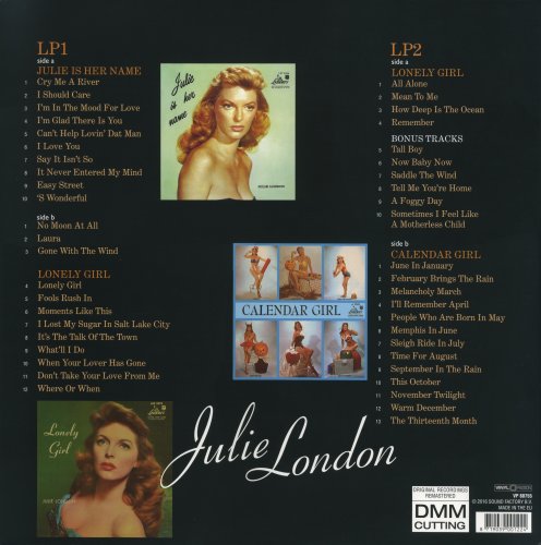 Julie London - Three Original Hit Albums + Bonus Tracks (2016) [Vinyl]