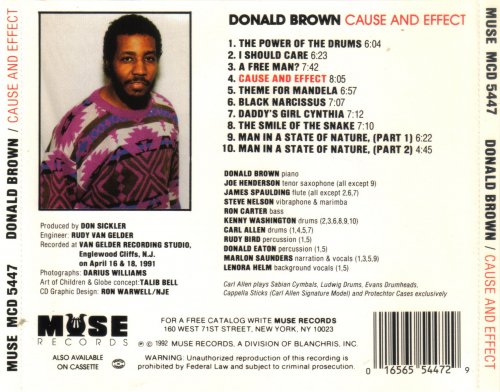 Donald Brown - Cause and Effect (1992)