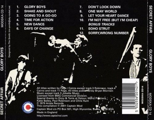 Secret Affair - Glory Boys (Reissue) (1979/2001)