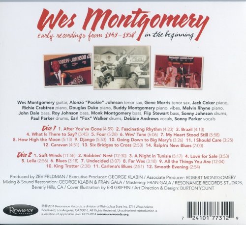 Wes Montgomery - In The Beginning (2015) [2CD] CD-Rip