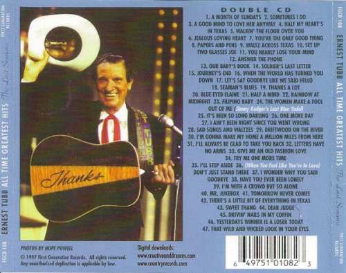 Ernest Tubb - All Time Greatest Hits - The Last Sessions (1997)