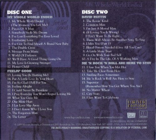 David Ruffin - The Great David Ruffin The Motown Solo Albums Vol 1 (2005)