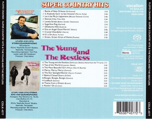 Floyd Cramer - Super Country Hits & The Young and the Restless (2016) [SACD]