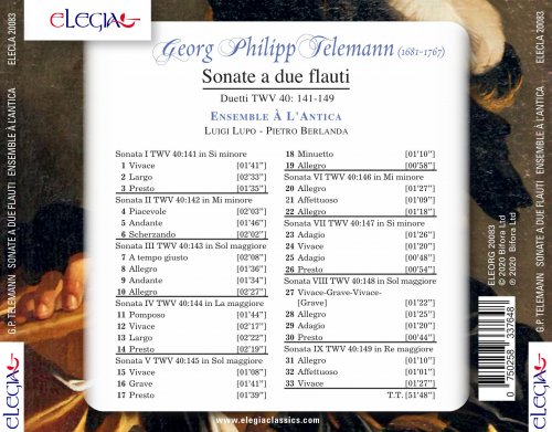 Luigi Lupo - Georg Philipp Telemann: Sonate a due flauti (2020)