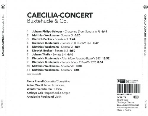 Caecilia-Concert - Buxtehude & Co.: Krieger, Weckmann, Becker, Theile (2007)