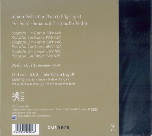 Christine Busch - Bach: Sei Solo - Sonatas & Partitas for Violin (2013)