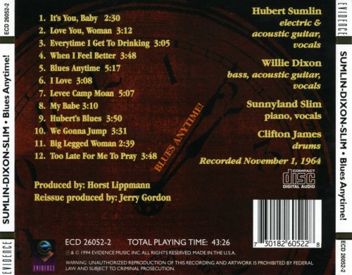 Hubert Sumlin, Willie Dixon, Sunnyland Slim - Blues Anytimes! (1994)